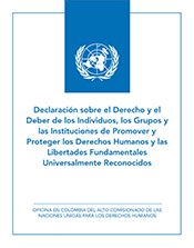 DECLARACIÓN SOBRE DEFENSORES DE LOS DERECHOS HUMANOS
