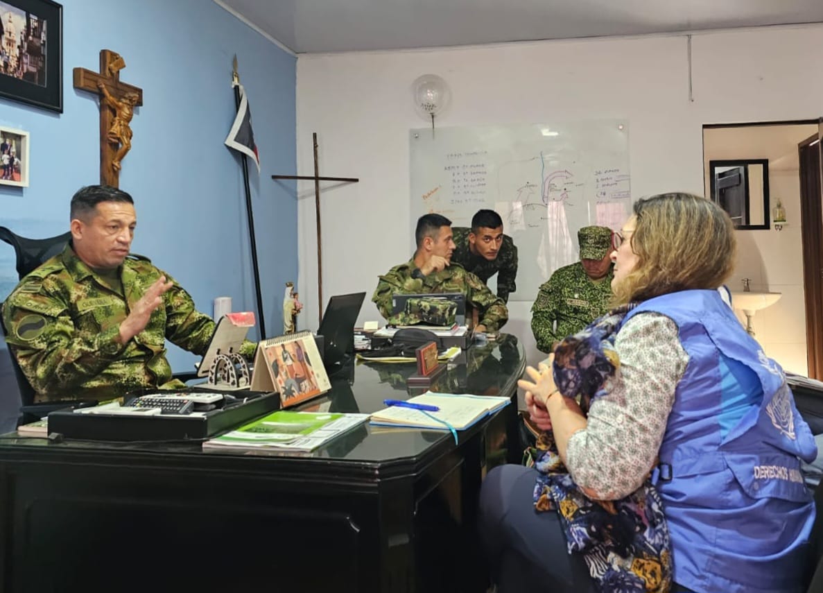  Juliette De Rivero, Representante en Colombia del Alto Comisionado de la ONU para los Derechos Humanos, visitó Caucasia, Segovia, Remedios y Medellín