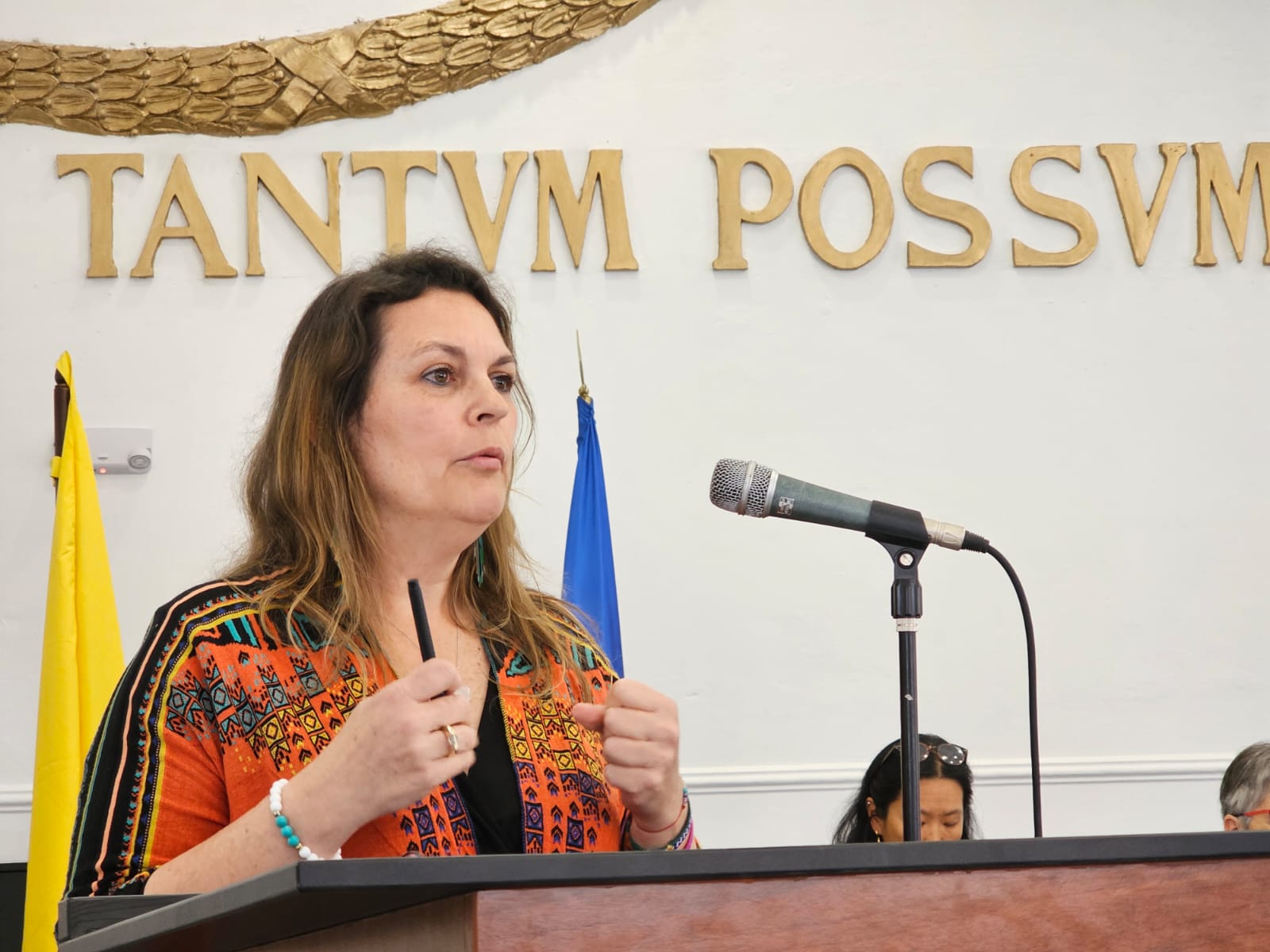 Intervención en Nariño de Juliette De Rivero, representante en Colombia  del Alto Comisionado de la ONU para los Derechos Humanos Informe Anual del Alto Comisionado  sobre la situación en Colombia en 2023